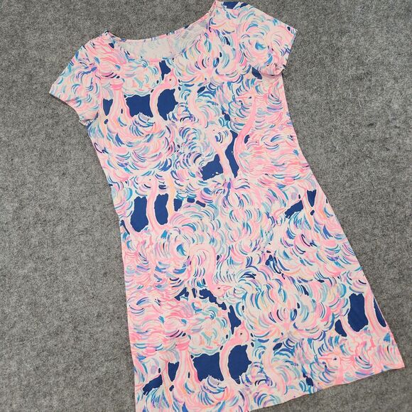 Lilly Pulitzer Womens S Small Marlowe Head In The Sand Pima Cotton Dress - Picture 2 of 16